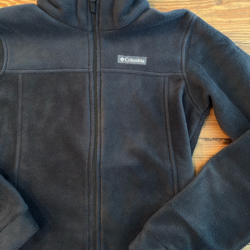 Columbia Kids Fleece Jacket - Black / large / worn once
